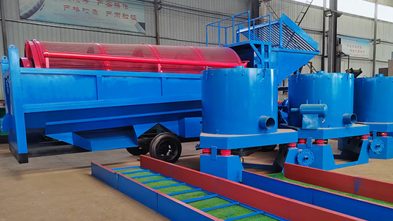 Portable Gold Wash Plant for Alluvial Rock and Riversand Mining Separation Technology