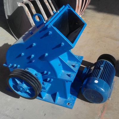 Small Mobile Stone Hammer Crusher Machine with Crushing Capability and White Color
