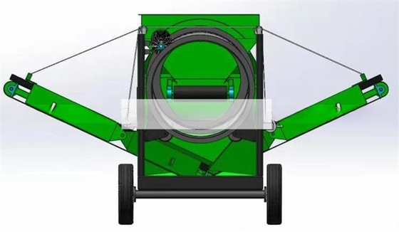 Mobile Trommel Screener MTS1230 for Earth Sand Gravel Compost Wood Chips High Capacity