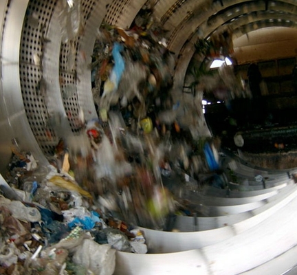 Blue Garbage Sorting Machine for Sorting Recyclable and Mixed Waste Efficiently