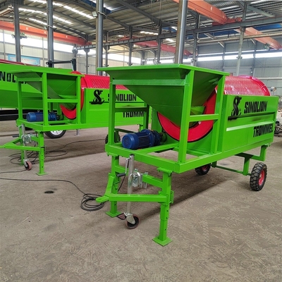 Topsoil and Compost Operations Equipment Mini Trommel Screen with Removable Design