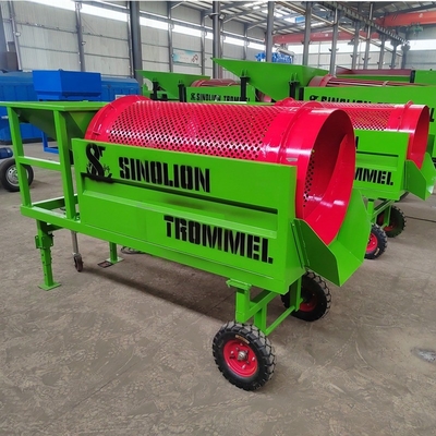Topsoil and Compost Operations Equipment Mini Trommel Screen with Removable Design