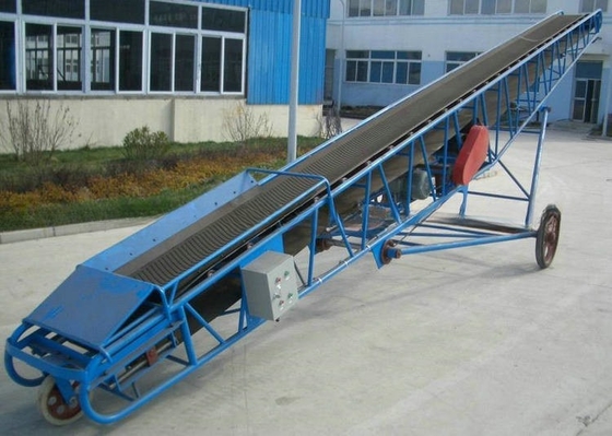 Inclind Industrial PVC Conveyor Belt and Variable Adjustable Speed for Dryer Conveying
