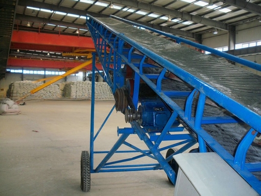 Inclind Industrial PVC Conveyor Belt and Variable Adjustable Speed for Dryer Conveying