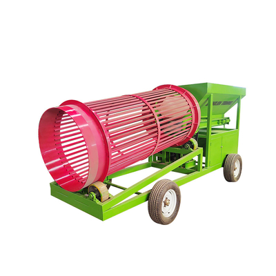 Supply Manual Installation Mobile Firewood Trommel Screen for Cleaning
