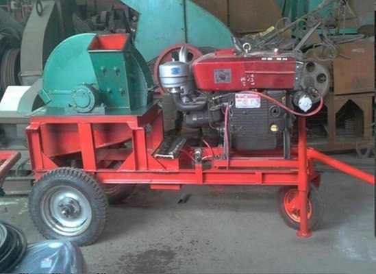 Corn Stalk Hammer Mill Crusher with Spare Parts Hammer Feeding Size Less Than 300mm