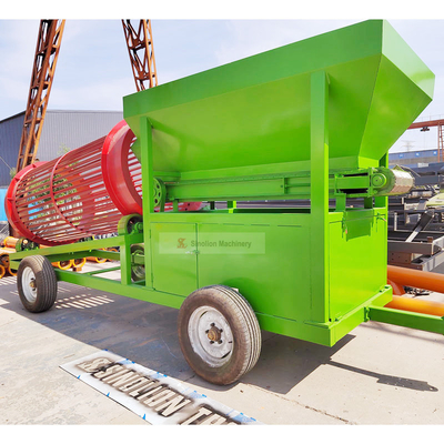 50-500 Tons Per Hour Capacity Mobile Firewood Trommel Screen with 380v/415v/440v Voltage