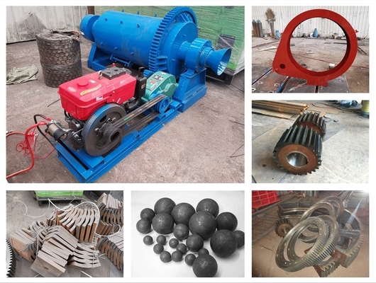 900 x 1800 Ball Mill Rock Crusher for Gold Ore Grinding in Tanzania Wet or Dry Type