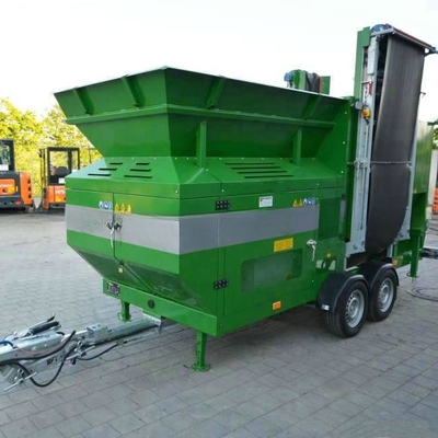2.2T-18T Customized Rotary Drum Trommel Screen Topsoil Screener with Best and Service