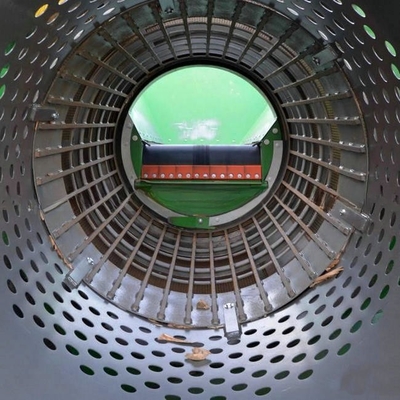 Mobile Compost Equipment Rotary Drum Filter Screen for 30-150 Tons per Hour Capacity