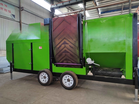 Gravity Separator Own Mobile Compost Sieve Trommel Screen Machine With Belt Conveyor