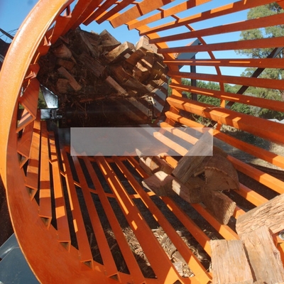 1-200 Tons Per Hour Capacity Rotary Type Wood Chips Garbage Firewood Trommel Screen