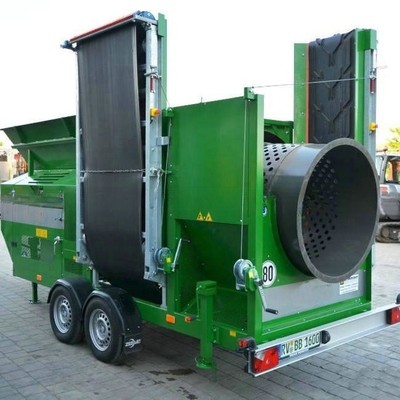 Large Capacity Trommel Multi Screen for Competitive Composting Discharge Size 6mm