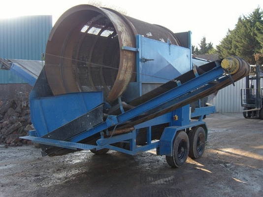 Topsoil Compost Sand Gravel and More Rotary Trommel Screen Machine for Waste Recycling
