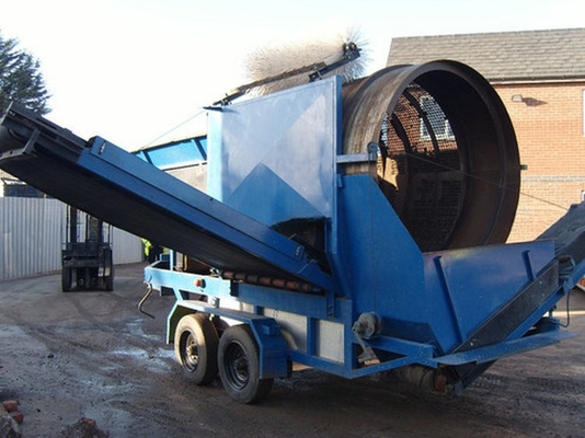 Topsoil Compost Sand Gravel and More Rotary Trommel Screen Machine for Waste Recycling