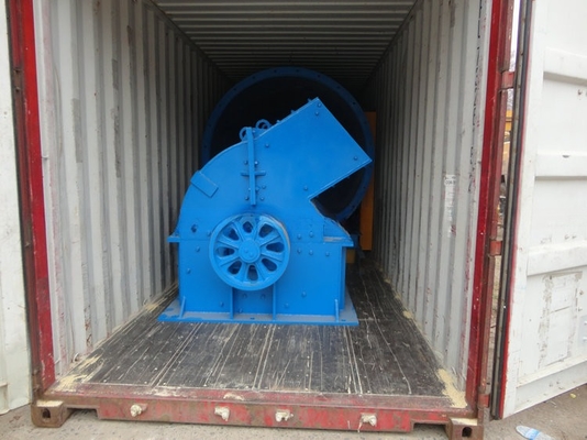 Stone Glass Bottle Crusher Hammer Crusher Feeding size 0-350mm Durable 40Cr Hammer heads