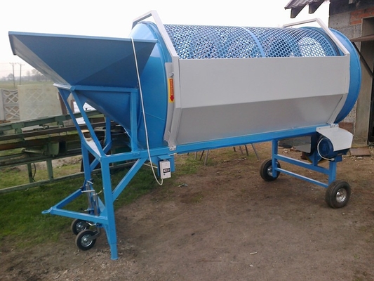Screening Compost Sieving Rotary Trommel Screen Machine 30-150 Tons per Hour Capacity