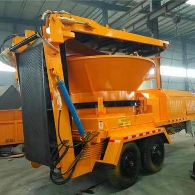 4-6 Blade Diesel Mobile Big Rotary Hopper Wood Tree Root Chipper Stump Shredder Plant
