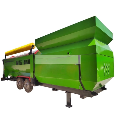 Mobile Compost Tumbler Trommel Drum Screen for Big Capacity of 50-500 tons per hour