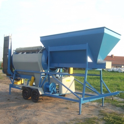 Mobile Type Soil Compost Trommel Screener Sifter and for Organic Fertilizer Screening