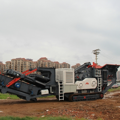 Integrative Portable Mobile Quarry Plant Machine and Easy Operation with Welding Frame