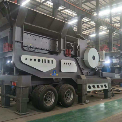 Integrative Portable Mobile Quarry Plant Machine and Easy Operation with Welding Frame