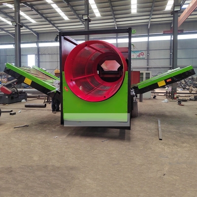 Mobile Sawdust Firewood Wood Chips Sieve for Fertilizer Biomass Woodchip Screening