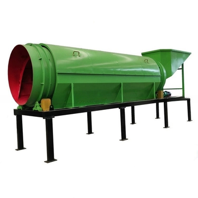 50-500t/h Capacity Counter Flow Firewood Chip/Compost Fertilizer Rotary Drum Screen