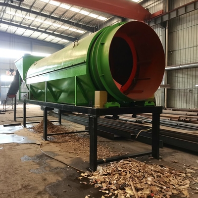 50-500t/h Capacity Counter Flow Firewood Chip/Compost Fertilizer Rotary Drum Screen
