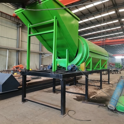 Steel Wire Woven 2200 KG Drum Screen for Wood and Firewood Sawdust Screening Plant