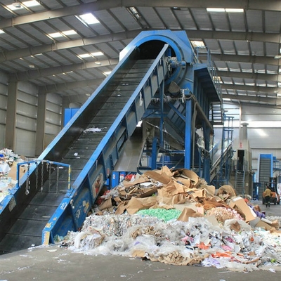 Blue Garbage Sorting Machine for Sorting Recyclable and Mixed Waste Efficiently