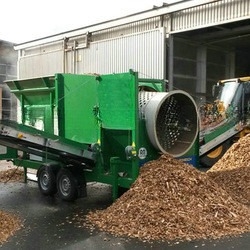 6700 KG Firewood Wood Waste Topsoil Sand Gravel Washing Screen Trommel Screen Machine