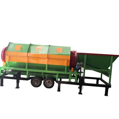 Topsoil and Compost Screening Made Easy with Mobile Trommel Screen Steel Plate Punch Hole
