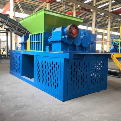 Mobile Double Shaft Waste Iron Car Shell Metal Shredder Machine for Long Service Life