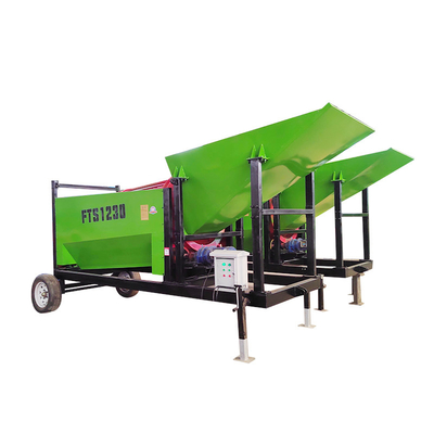 Durable Rotary Firewood Woodchips Trommel Screen With Voltage 380v/415v/440v