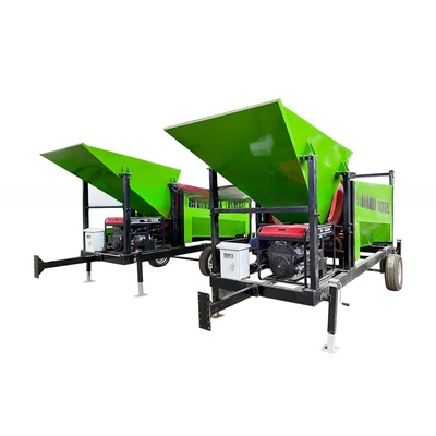 Durable Rotary Firewood Woodchips Trommel Screen With Voltage 380v/415v/440v