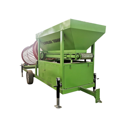 Durable Rotary Firewood Woodchips Trommel Screen With Voltage 380v/415v/440v