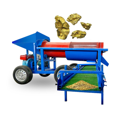 220V/380V Voltage Gold Mining Equipment Mini Gold Wash Plant with Small Trommel Screen
