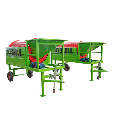 Rotary Drum Sieve Sand and Gravel Separator Small Trommel Screen Capacity ≤15m3/h Ore