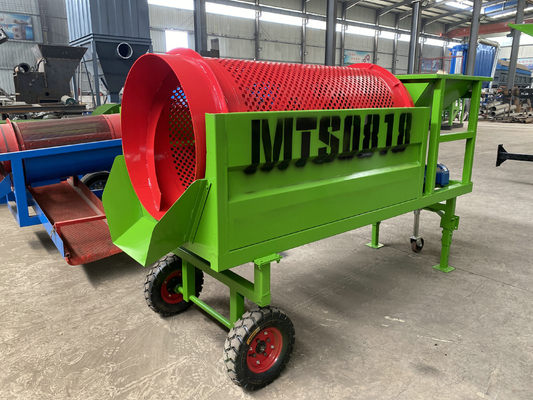 Rotary Drum Sieve Sand and Gravel Separator Small Trommel Screen Capacity ≤15m3/h Ore