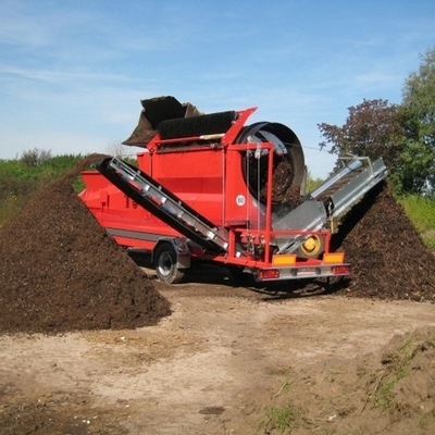 MTS0818 MTS1022 MTS1230 MTS1550 Rotary Portable Compost Trommel Screen for Screening