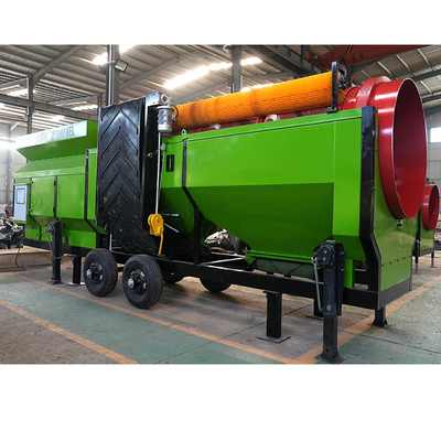 Drum Trommel Screener for Portable Compost Charcoal Soil Firewood Rock Worms Topsoil