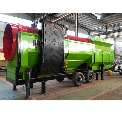 Drum Trommel Screener for Portable Compost Charcoal Soil Firewood Rock Worms Topsoil