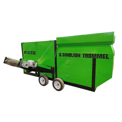 Small Domestic Waste Drum Screen for Metal Recycling/MSW Garbage Classification