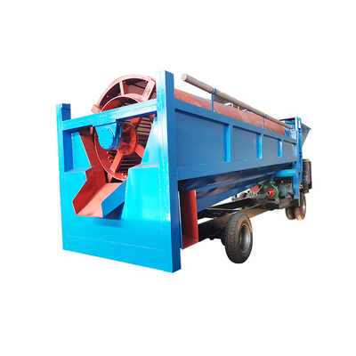 Mini Small Mobile Sand Gold Mining Trommel Wash Plant for Less Than 6mm Discharge Size