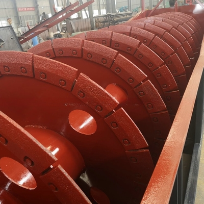 Double Screw Silica Sand Gravel Washing Machines with Stainless Steel Spiral Blade