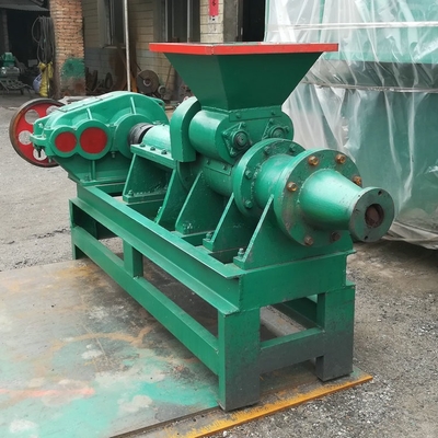 Automatic Cutting System Motorized Charcoal Briquette Screw Extruder for Triangle Shape