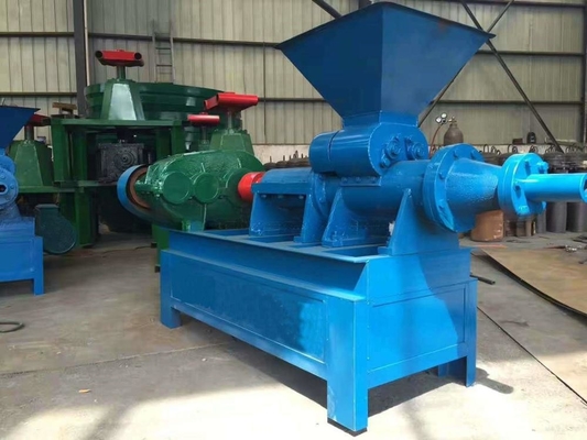 Raw Material Coal Cinder Breeze Charcoal Bar Coal Pellets Screw Briquette Excruder Machine