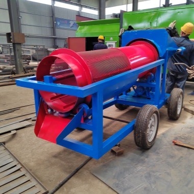 Gold Mining Equipment Small Scale Rotary Trommel Drum Screen Machine for Placer Gold