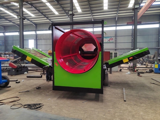 Drum Rotary Sieve Sifter for Compost Screener Topsoil Worm Fertilizer Mini Trommel Screen